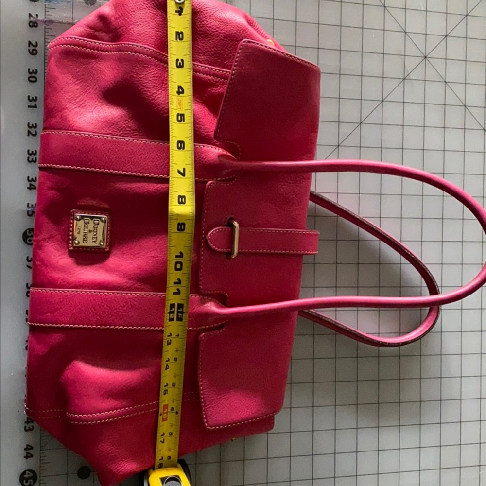 Dooney & Bourke Pink Leather Tote Bag - Picture 9 of 10